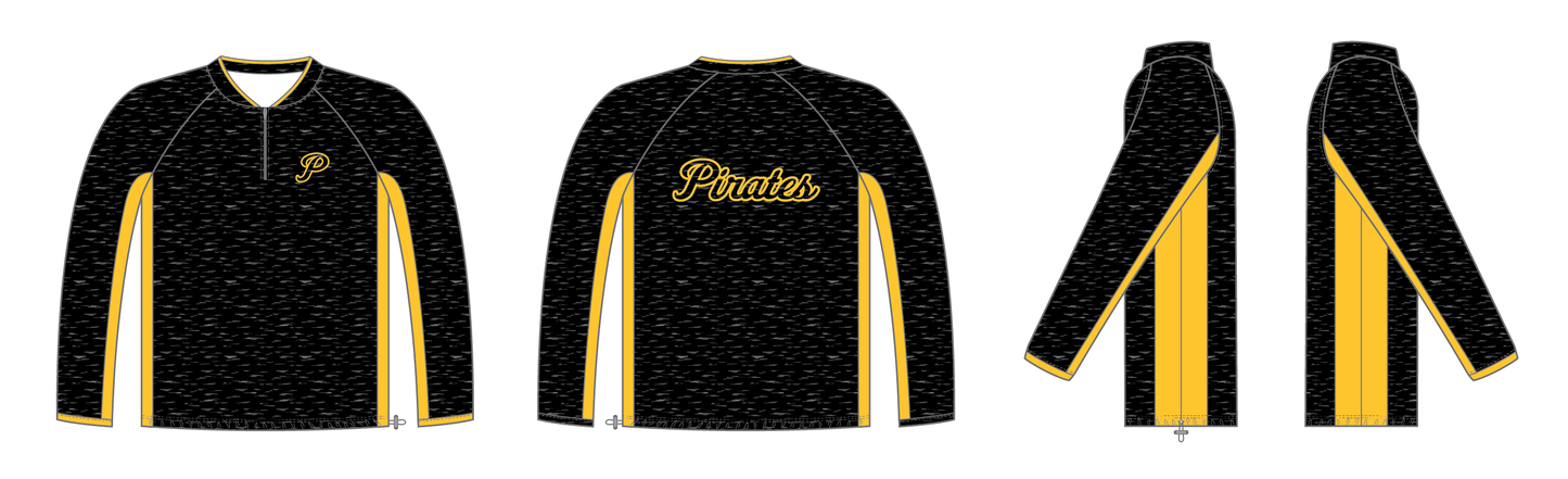 Custom Baseball Pro Raglan Long Sleeve Cage Jacket