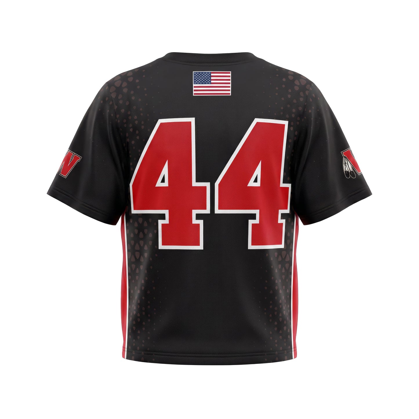Custom Lacrosse Game Jersey Back