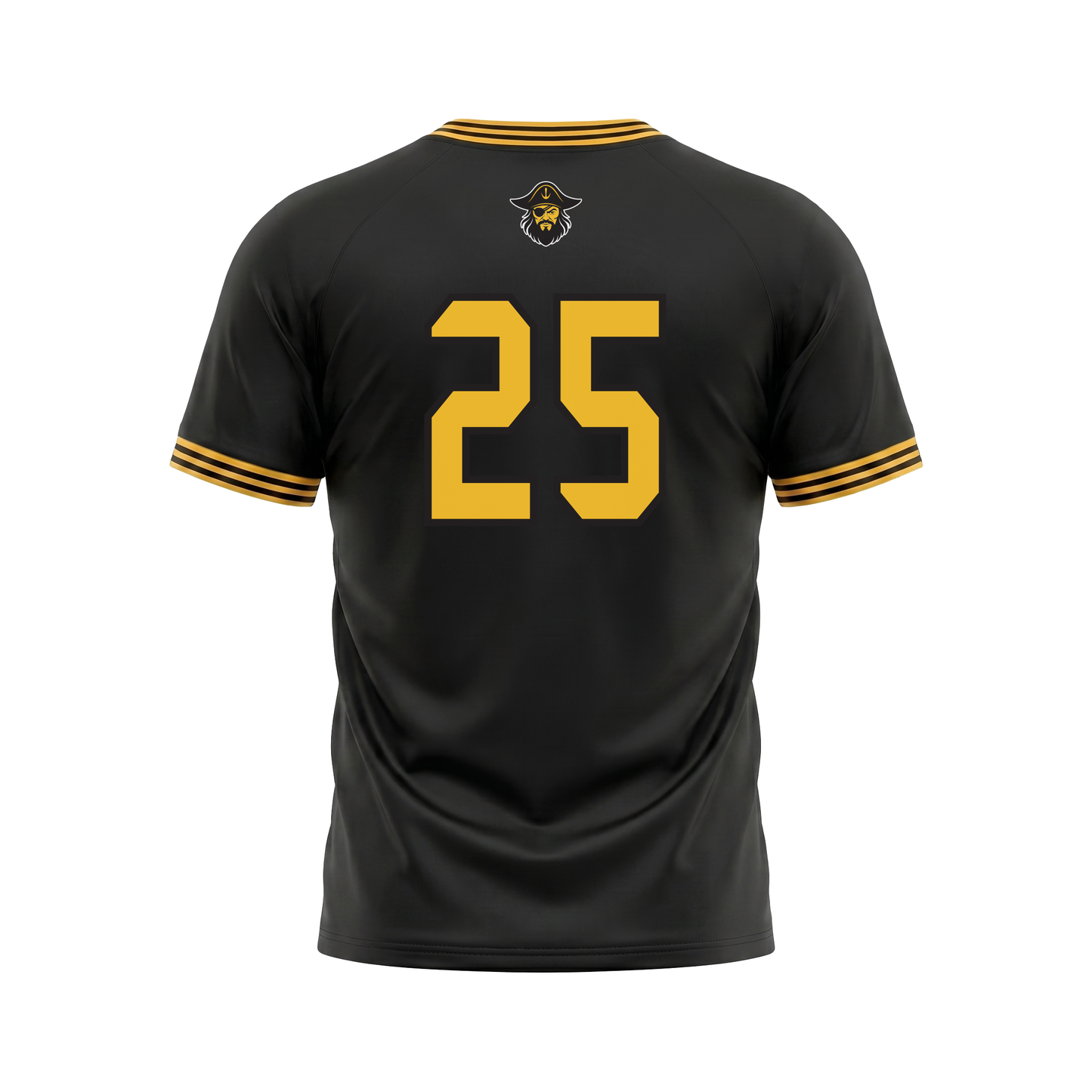 Custom Baseball Select V-Neck Raglan Jersey Back