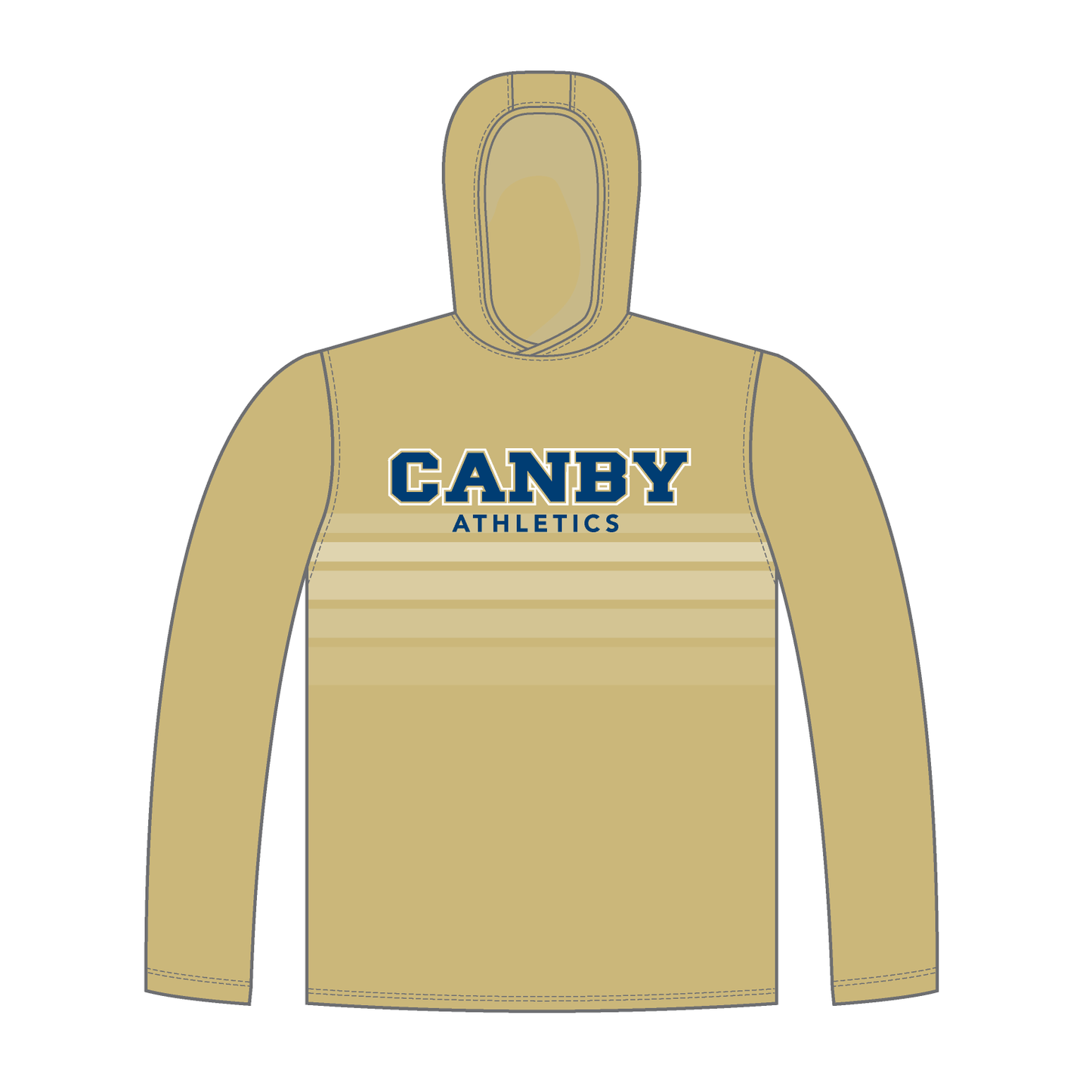 Custom Core Hooded Long Sleeve Shirt
