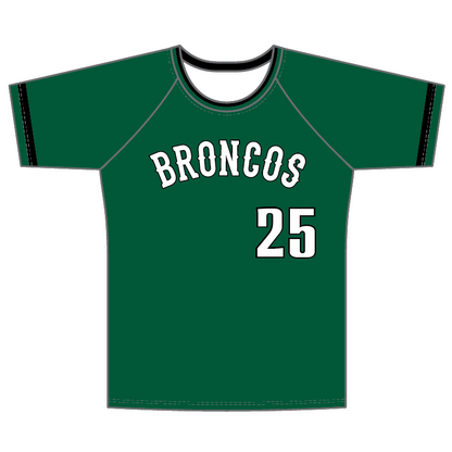 Custom Baseball Select Crewneck Raglan Jersey