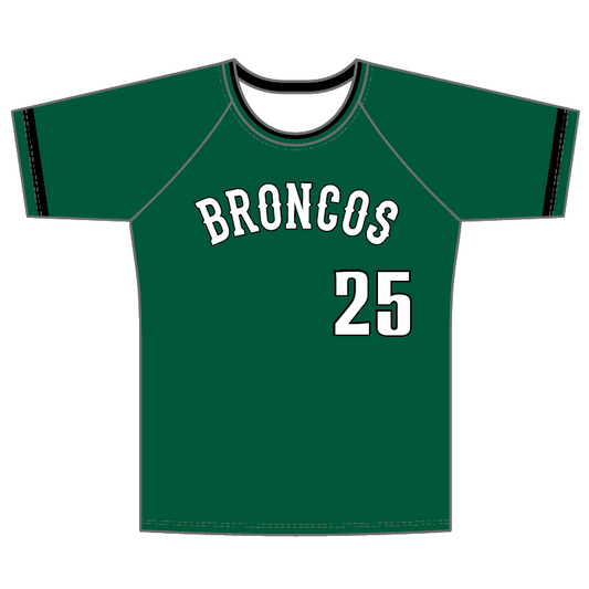 Custom Baseball Select Crewneck Raglan Jersey