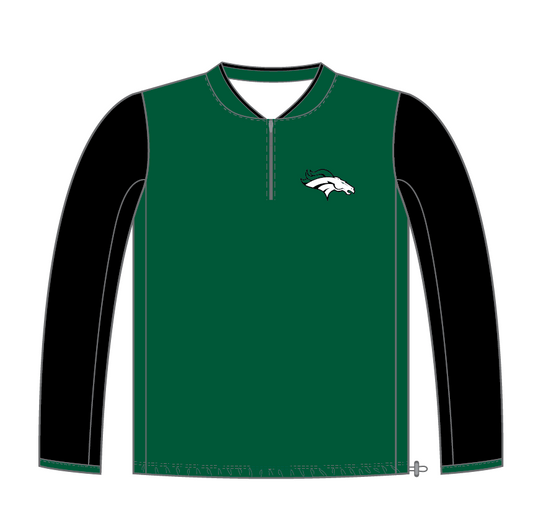 Custom Baseball Pro Set-In Long Sleeve Cage Jacket