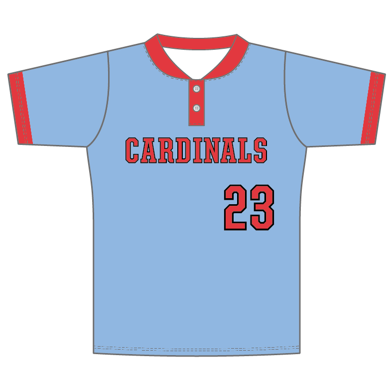 Custom Baseball Select Two Button Set-In Jersey