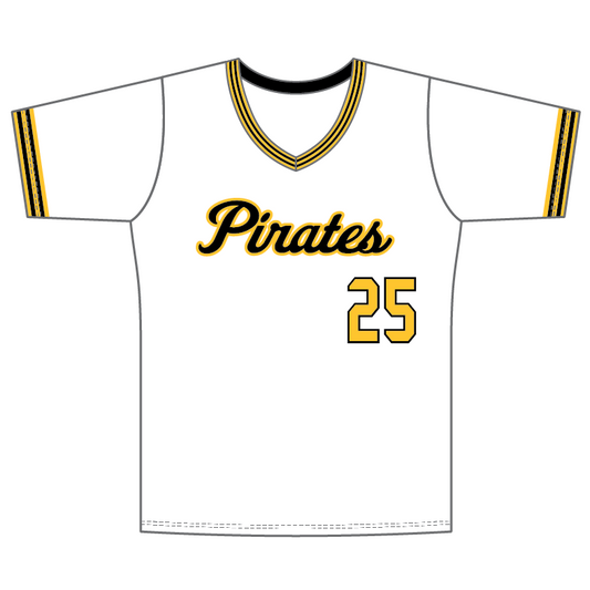 Custom Baseball Select V-Neck Set-In Jersey