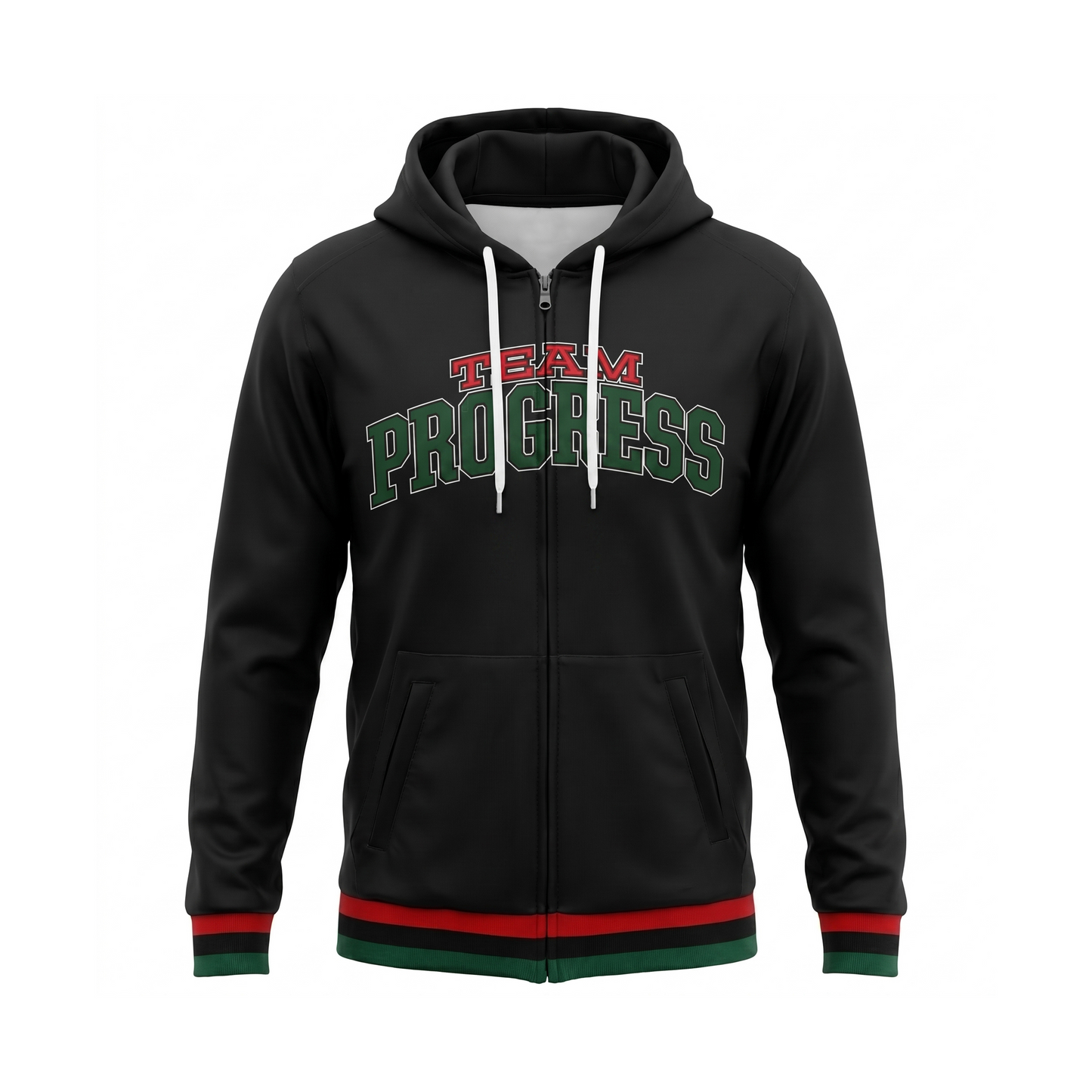 Custom Pro Full Zip Hoody Front