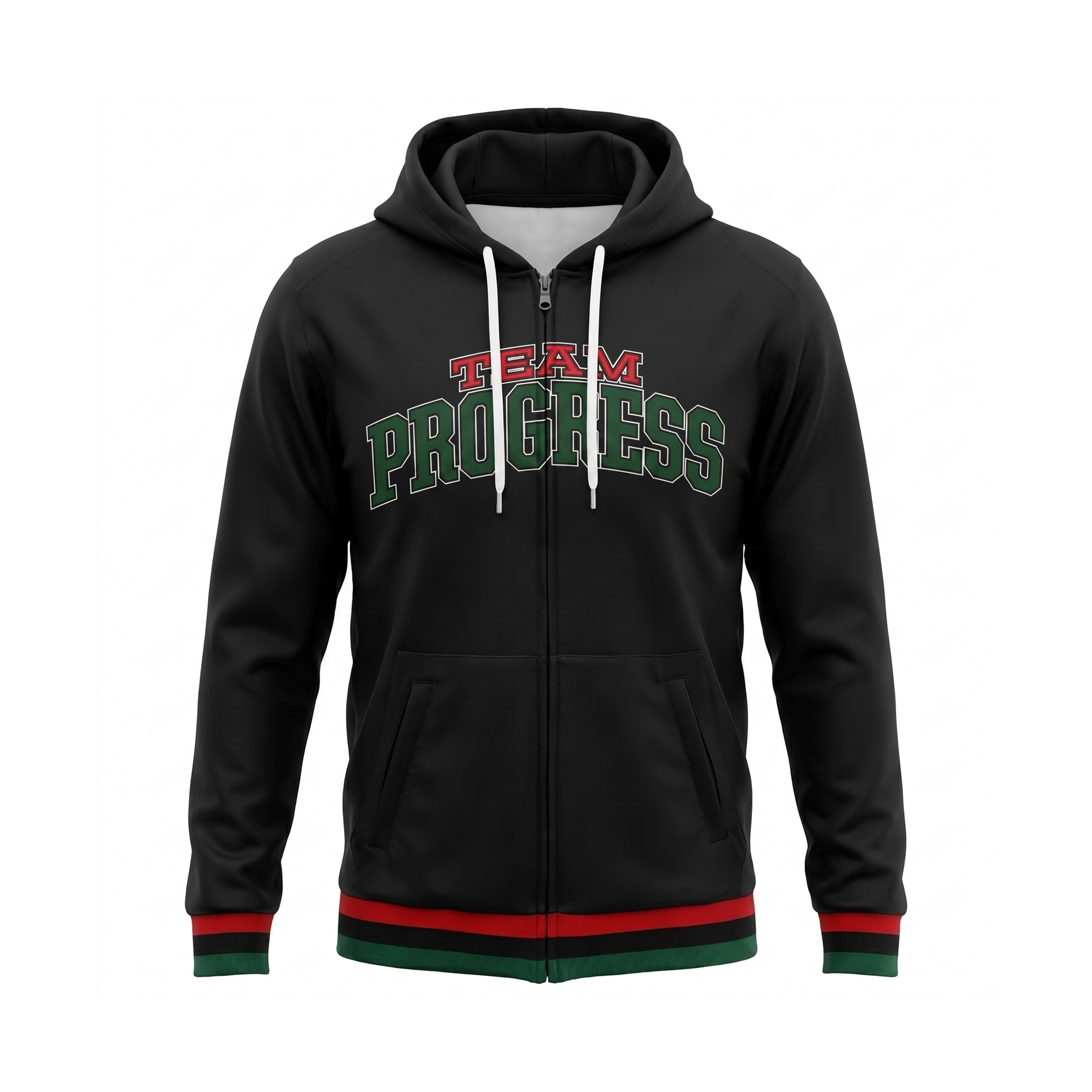 Custom Pro Full Zip Hoody Front