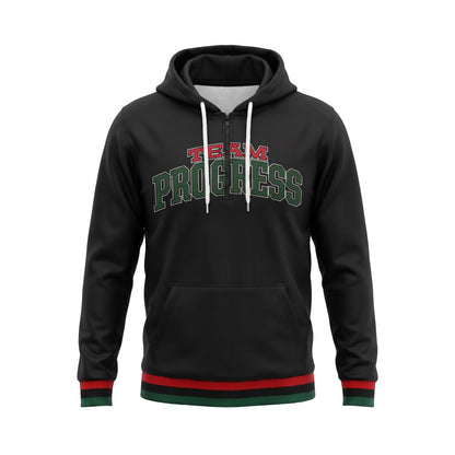Custom Pro Quarter Zip Hoody Front
