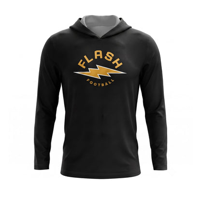 Custom Core Hooded Long Sleeve Shirt Front