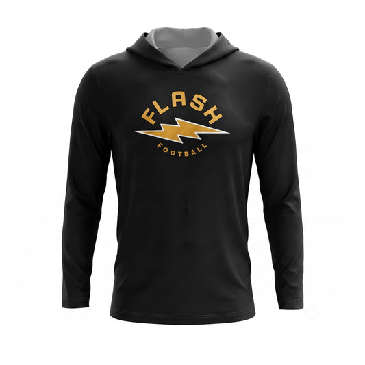 Custom Core Hooded Long Sleeve Shirt Front