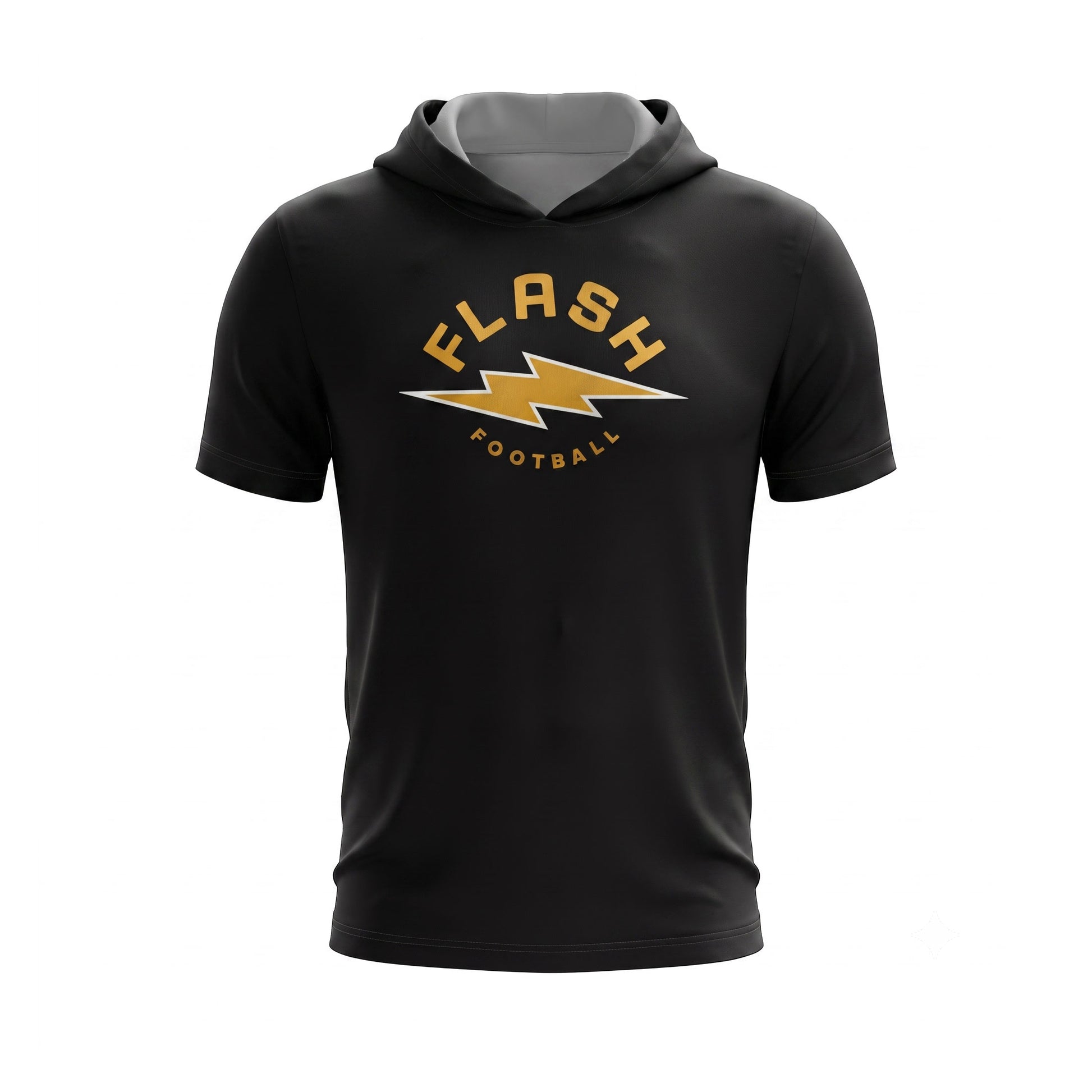 Custom Core Hooded Short Sleeve Shirt Front