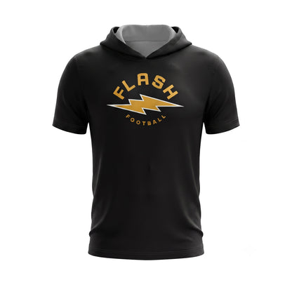 Custom Core Hooded Short Sleeve Shirt Front