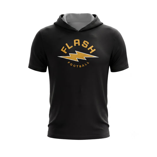 Custom Core Hooded Short Sleeve Shirt Front