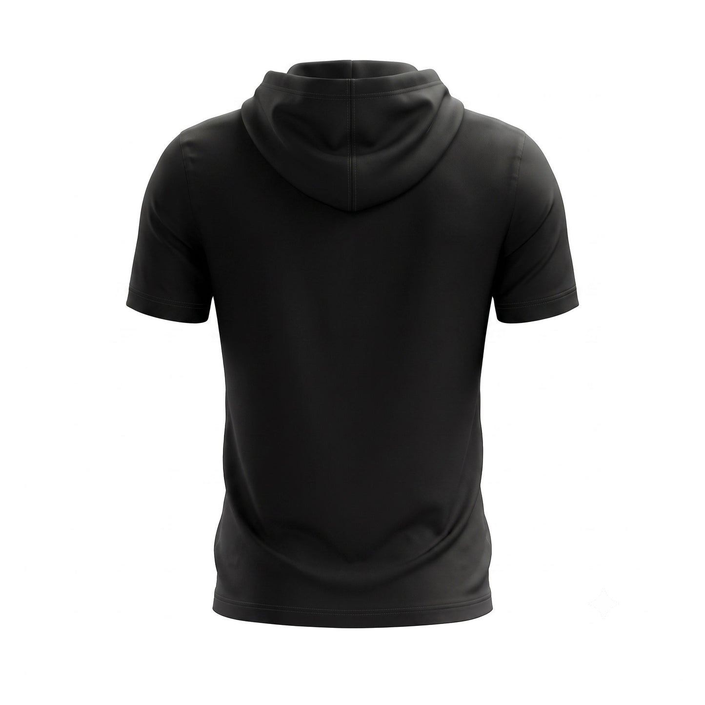 Custom Core Hooded Short Sleeve Shirt Back