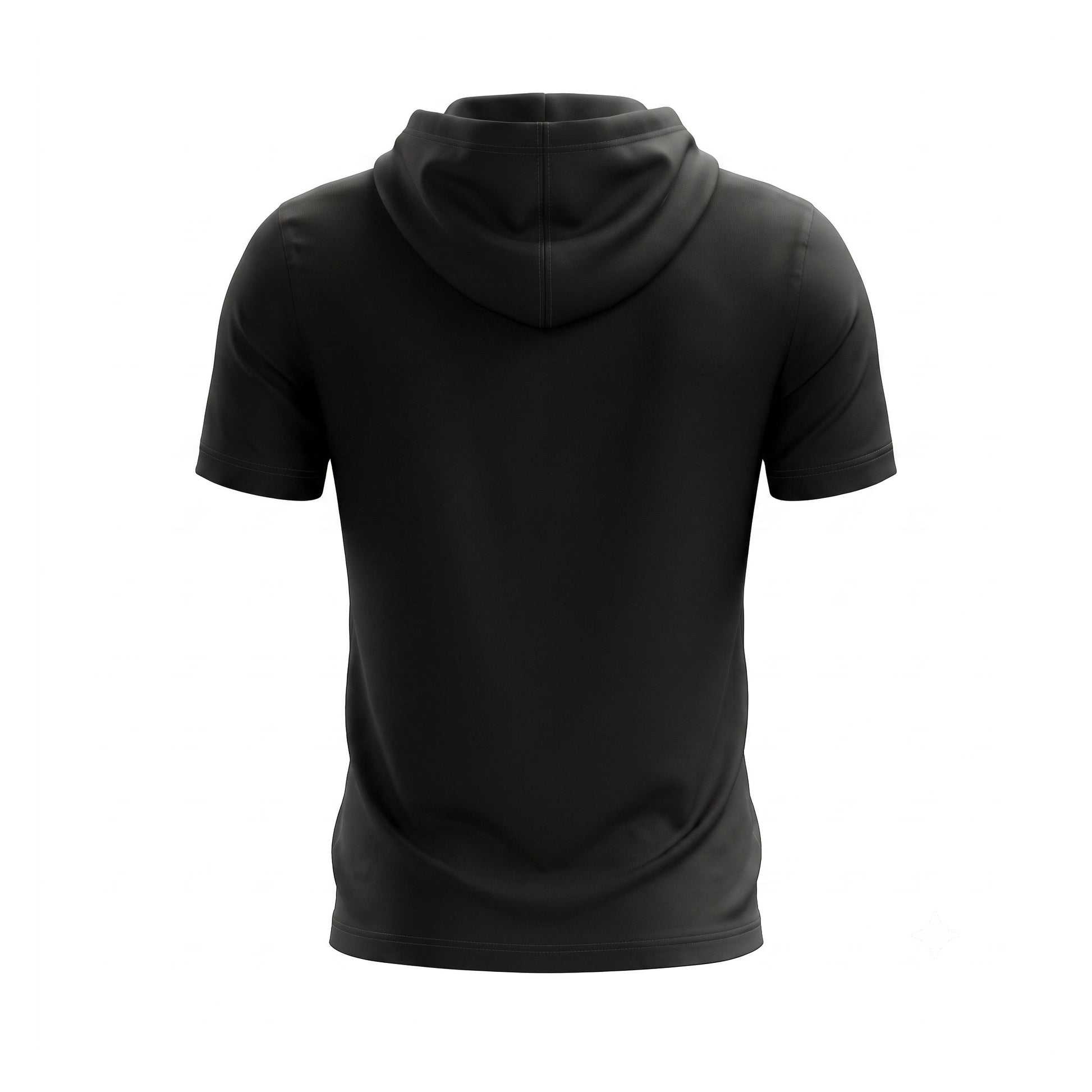 Custom Core Hooded Short Sleeve Shirt Back
