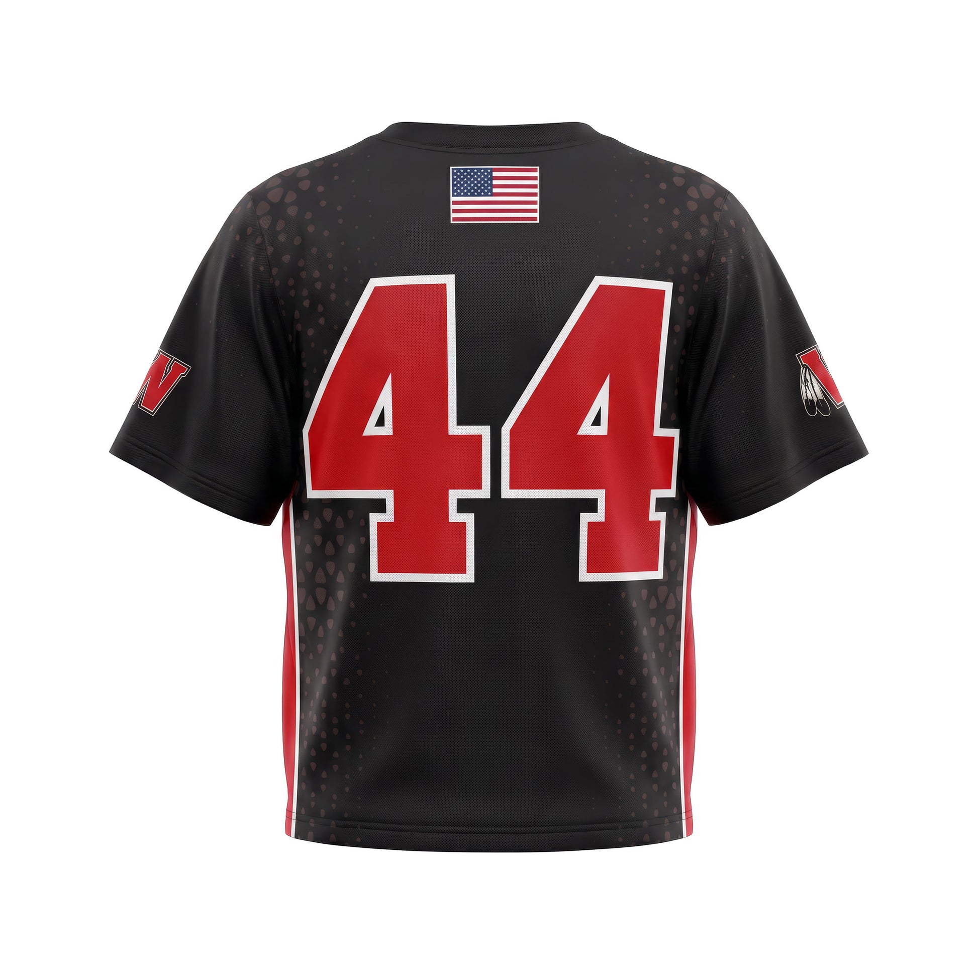 Custom Lacrosse Game Jersey Back