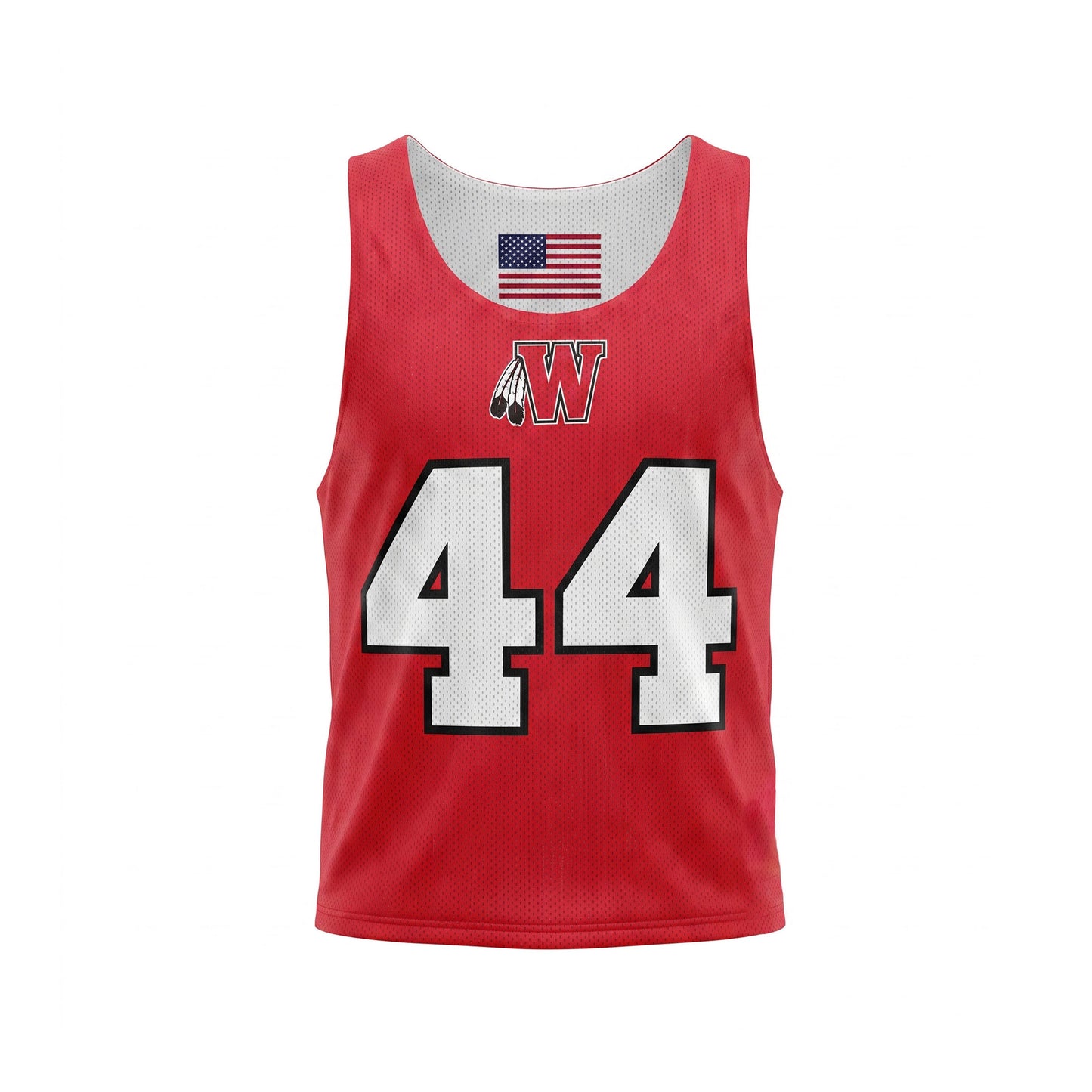 Custom Lacrosse Reversible Jersey Front