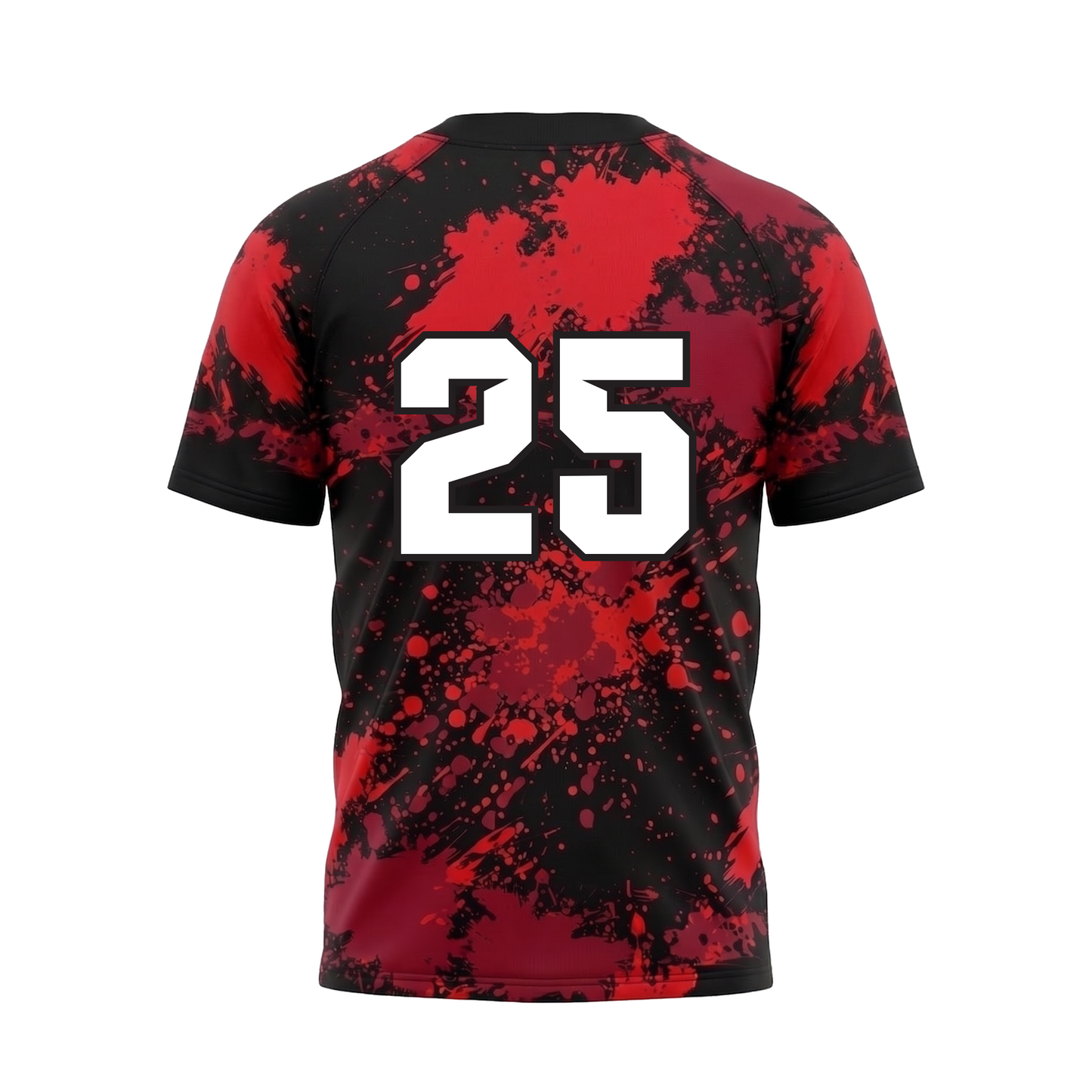 Custom Baseball Select Two Button Raglan Jersey Back