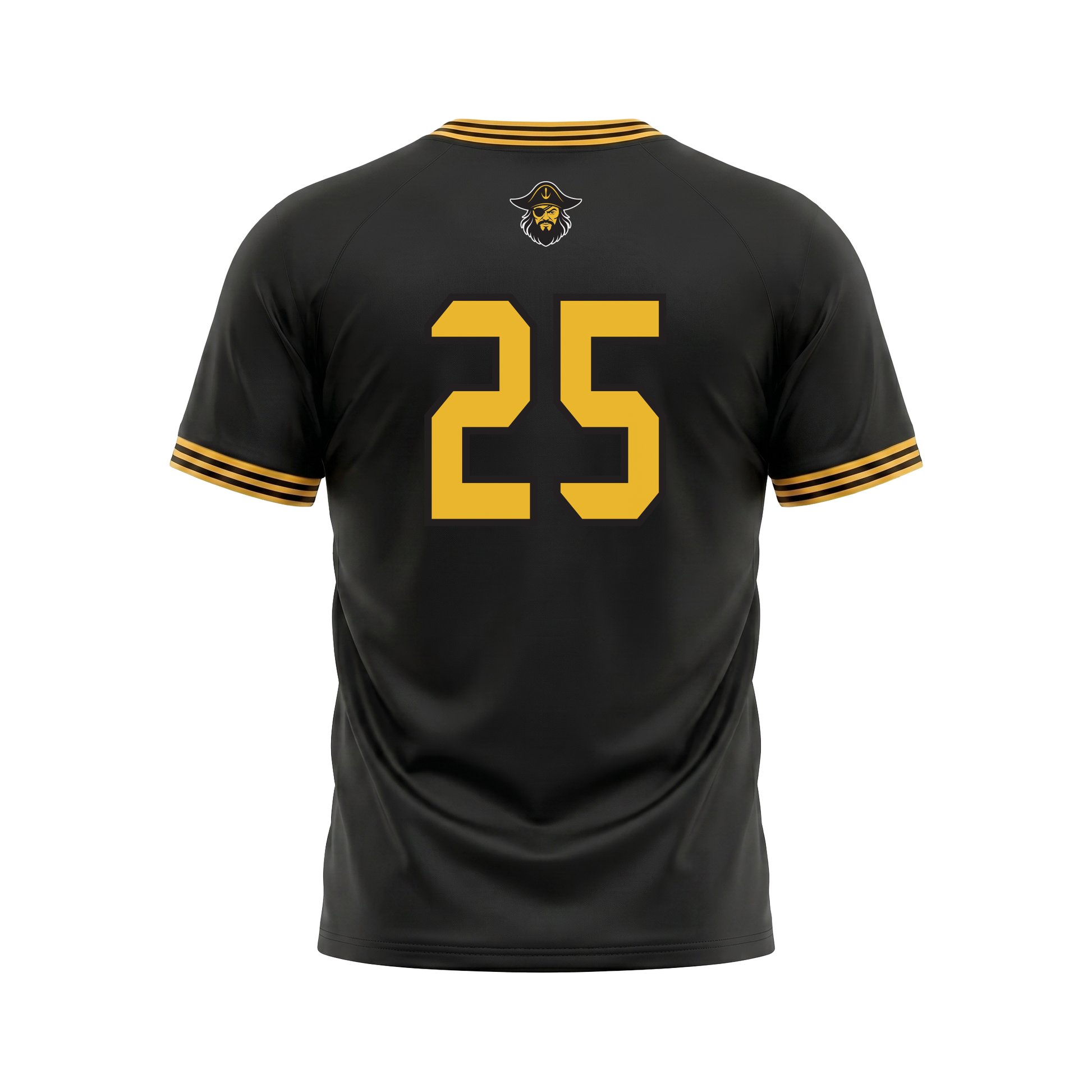 Custom Baseball Select V-Neck Raglan Jersey Back