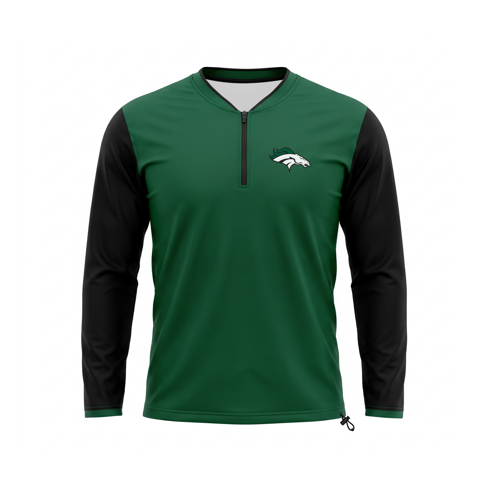 Custom Baseball Pro Set-In Long Sleeve Cage Jacket Front