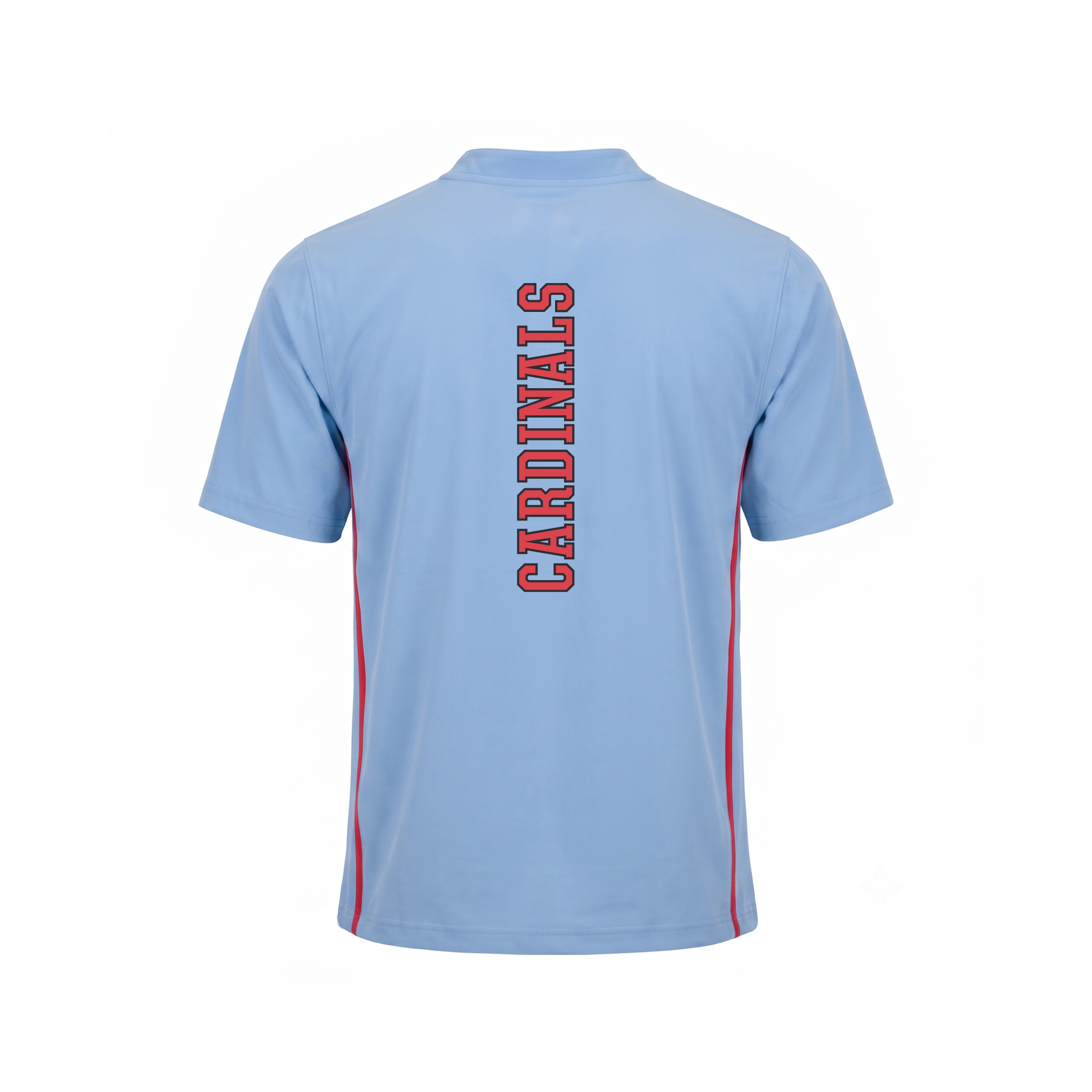 Custom Baseball Pro Set-In Short Sleeve Cage Jacket Back