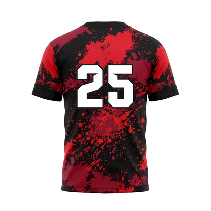 Custom Baseball Select Two Button Set-In Jersey Back