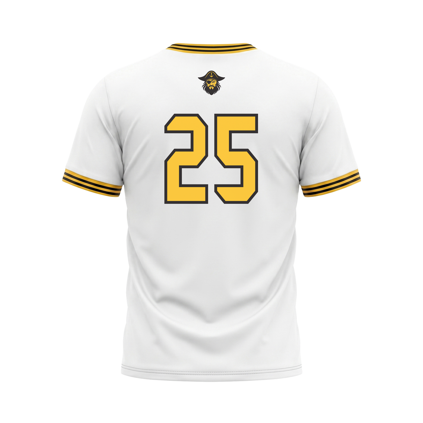 Custom Baseball Select V-Neck Set-In Jersey Back