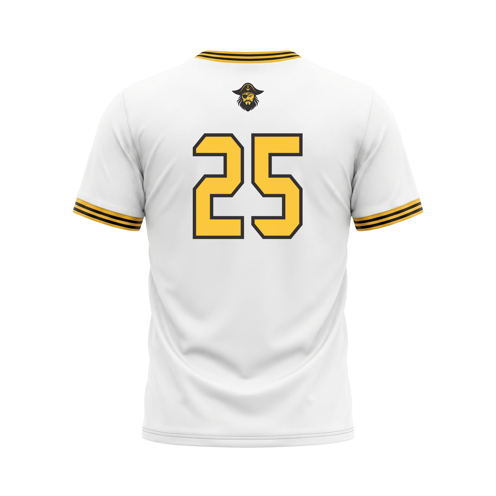 Custom Baseball Select V-Neck Set-In Jersey Back
