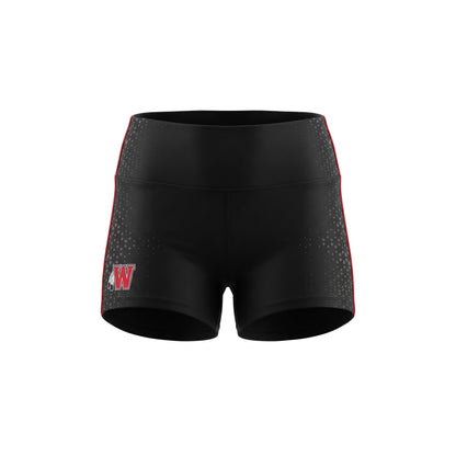 Custom Volleyball Women's Pro Compression Short Front
