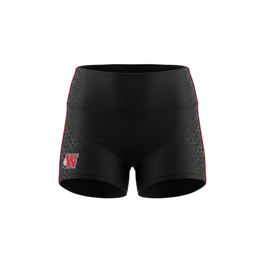 Custom Volleyball Women's Pro Compression Short Front