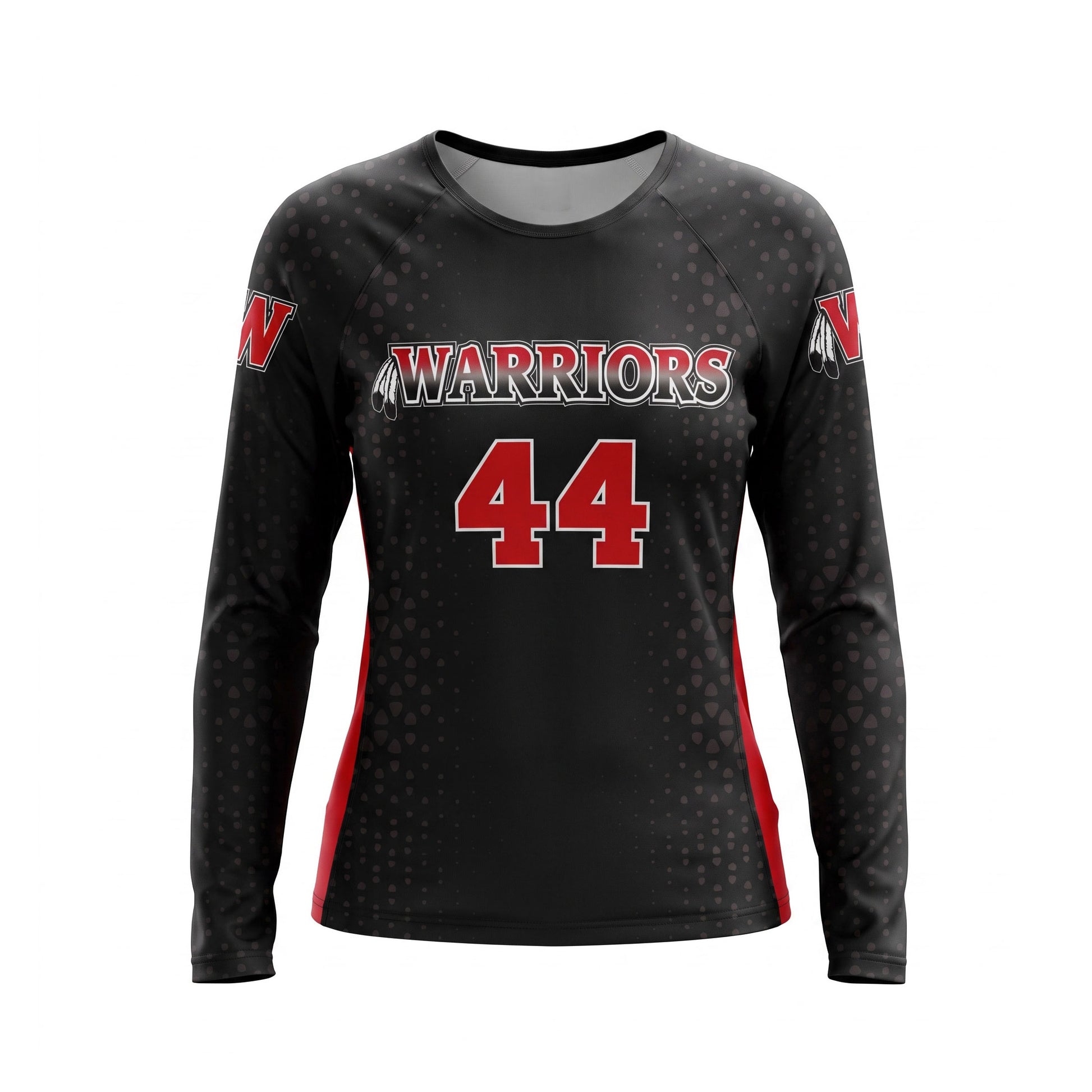 Custom Volleyball Pro Long Sleeve Jersey Front