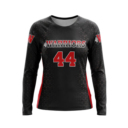 Custom Volleyball Pro Long Sleeve Jersey Front