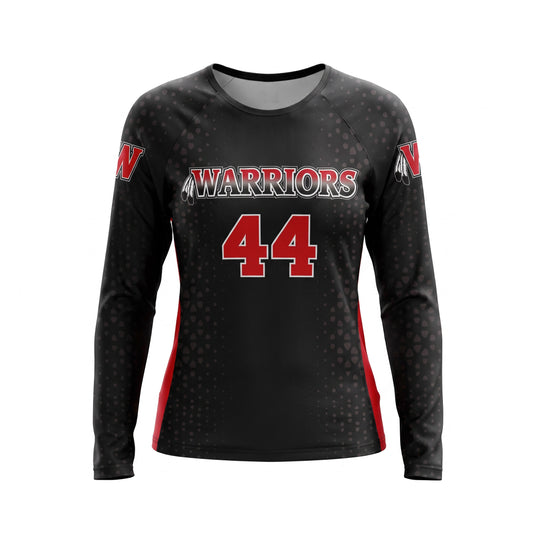 Custom Volleyball Pro Long Sleeve Jersey Front