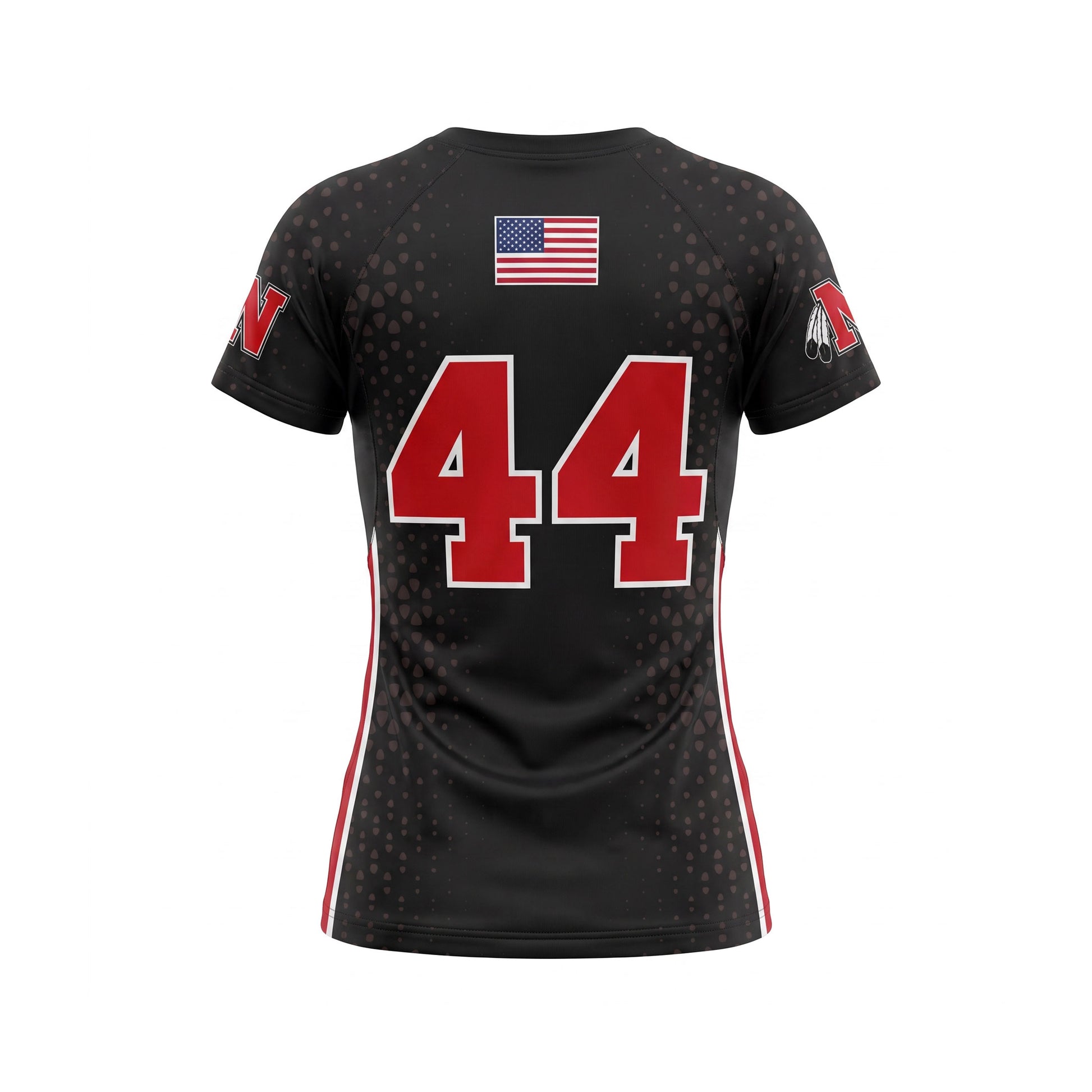 Custom Volleyball Pro Short Sleeve Jersey Back
