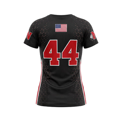 Custom Volleyball Pro Short Sleeve Jersey Back